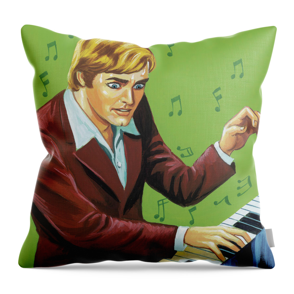 Giant V Throw Pillow by CSA Images - Pixels