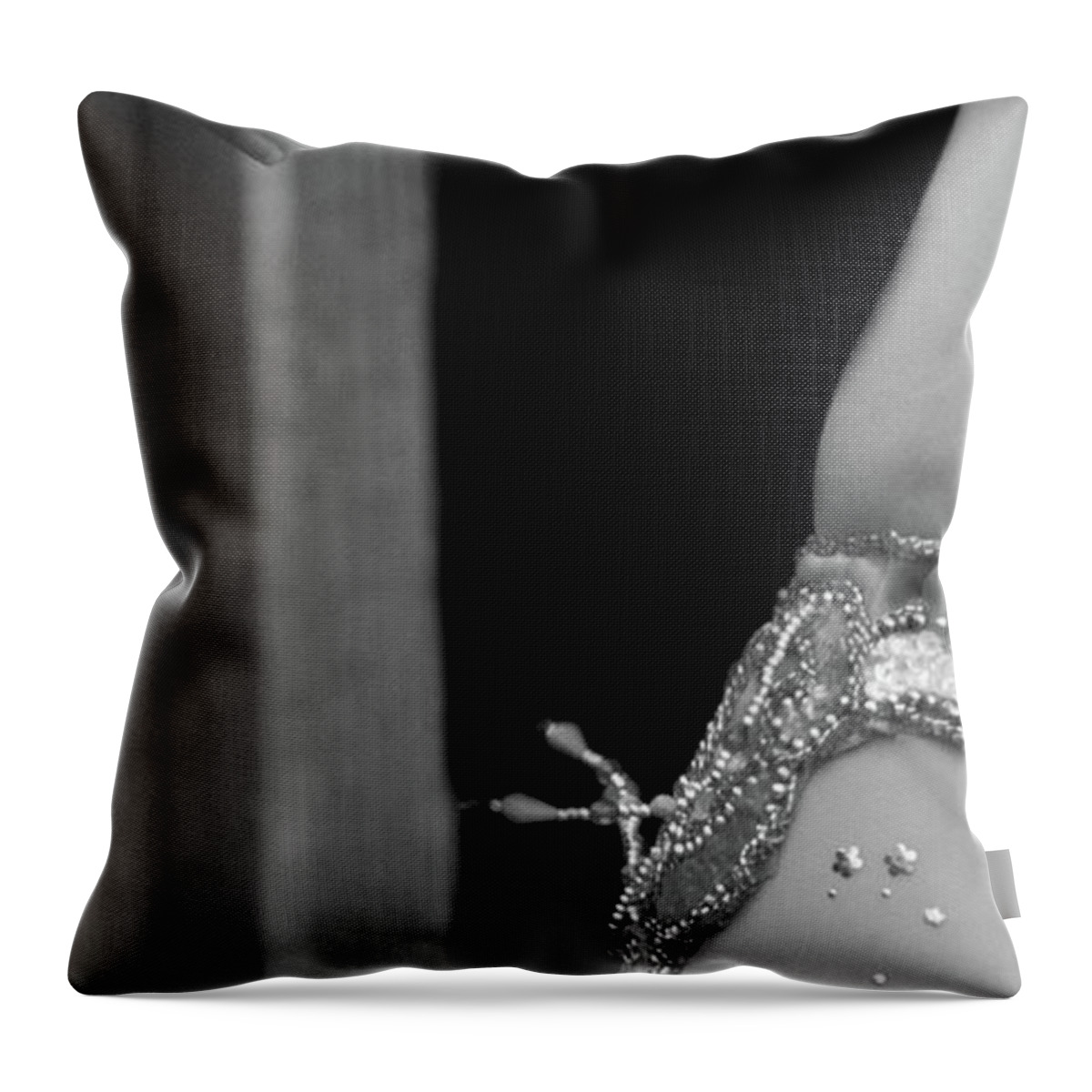Belly Dancing Throw Pillow featuring the photograph Mideastern Dancing 1 by Catherine Sobredo
