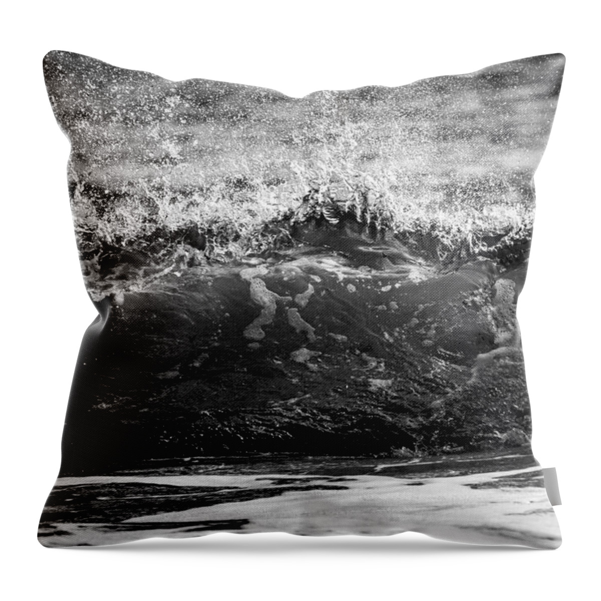 Wave Throw Pillow featuring the photograph Napa Tree Point Wave Part One by Linda Bonaccorsi