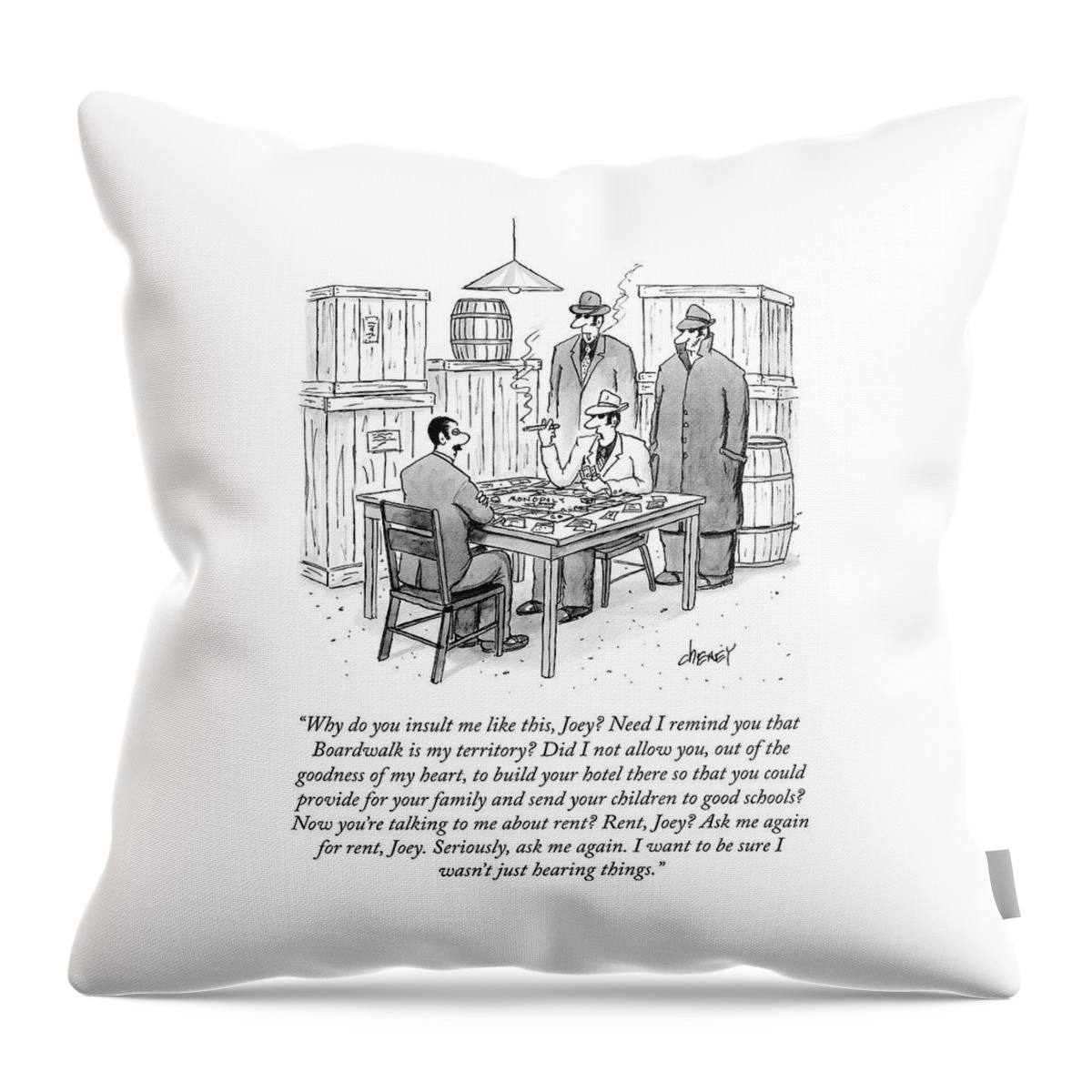Need I Remind You Throw Pillow