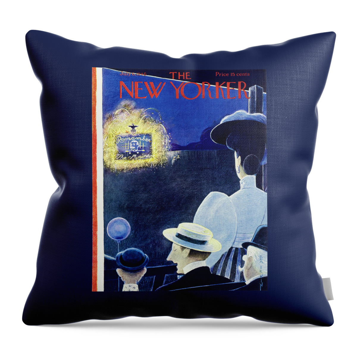 New Yorker July 6 1946 Throw Pillow