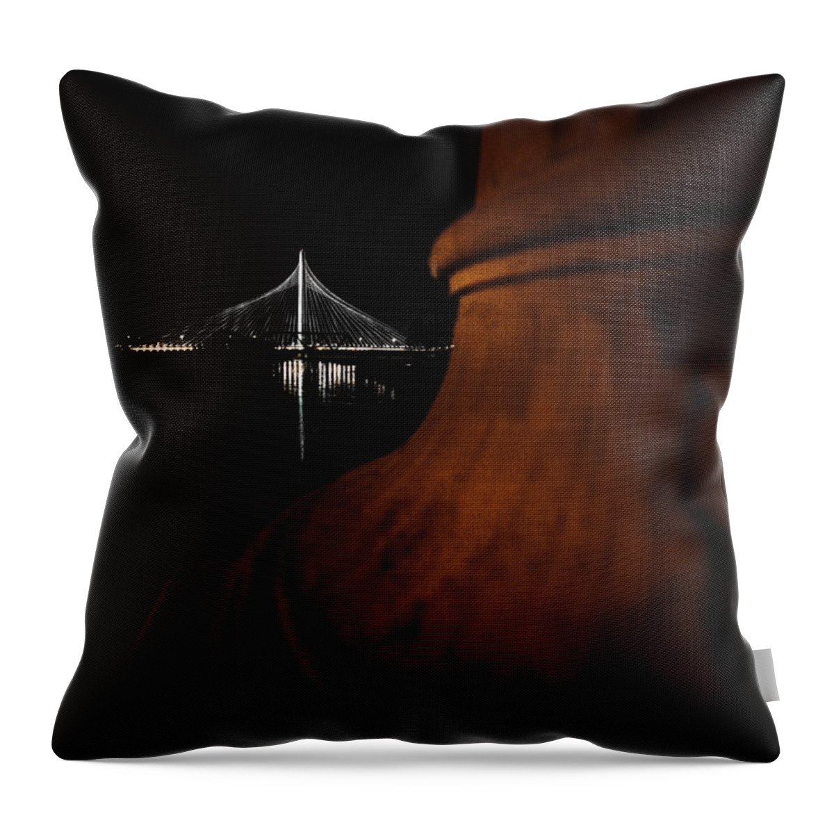 Noir Throw Pillow featuring the photograph Noir Dallas by Peter Hull