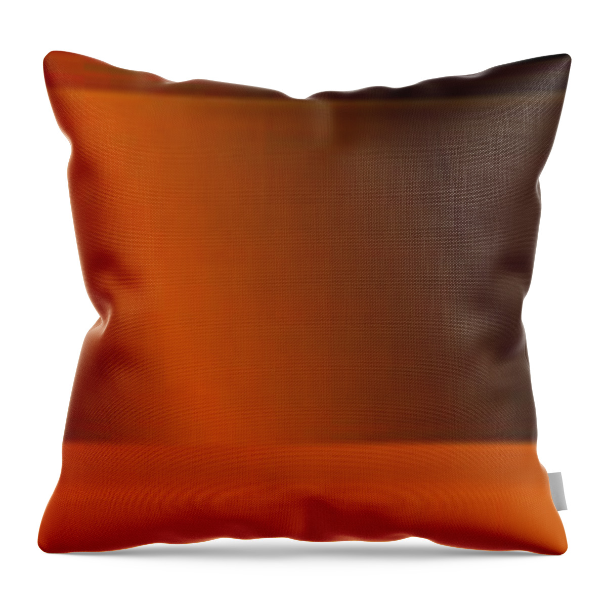 Oil Throw Pillow featuring the painting Orange Light by Matteo TOTARO