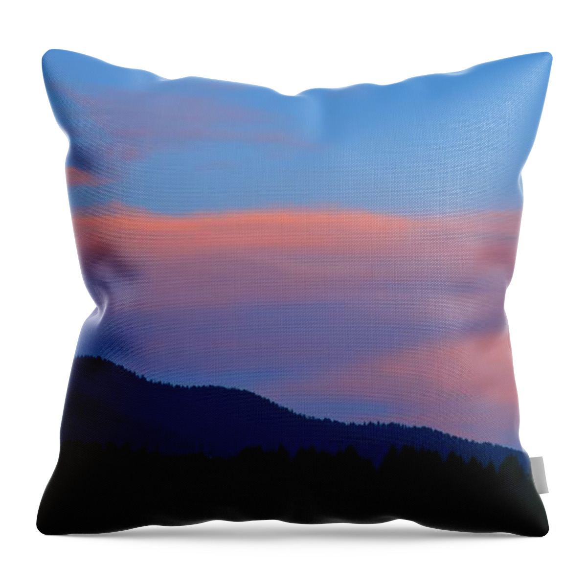 Sunset Throw Pillow featuring the photograph Peachy Keen by Dorrene BrownButterfield