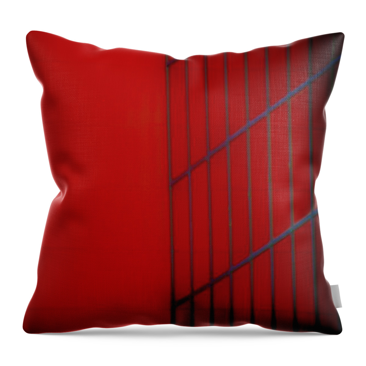 Buildings Throw Pillow featuring the photograph Red by Merle Grenz