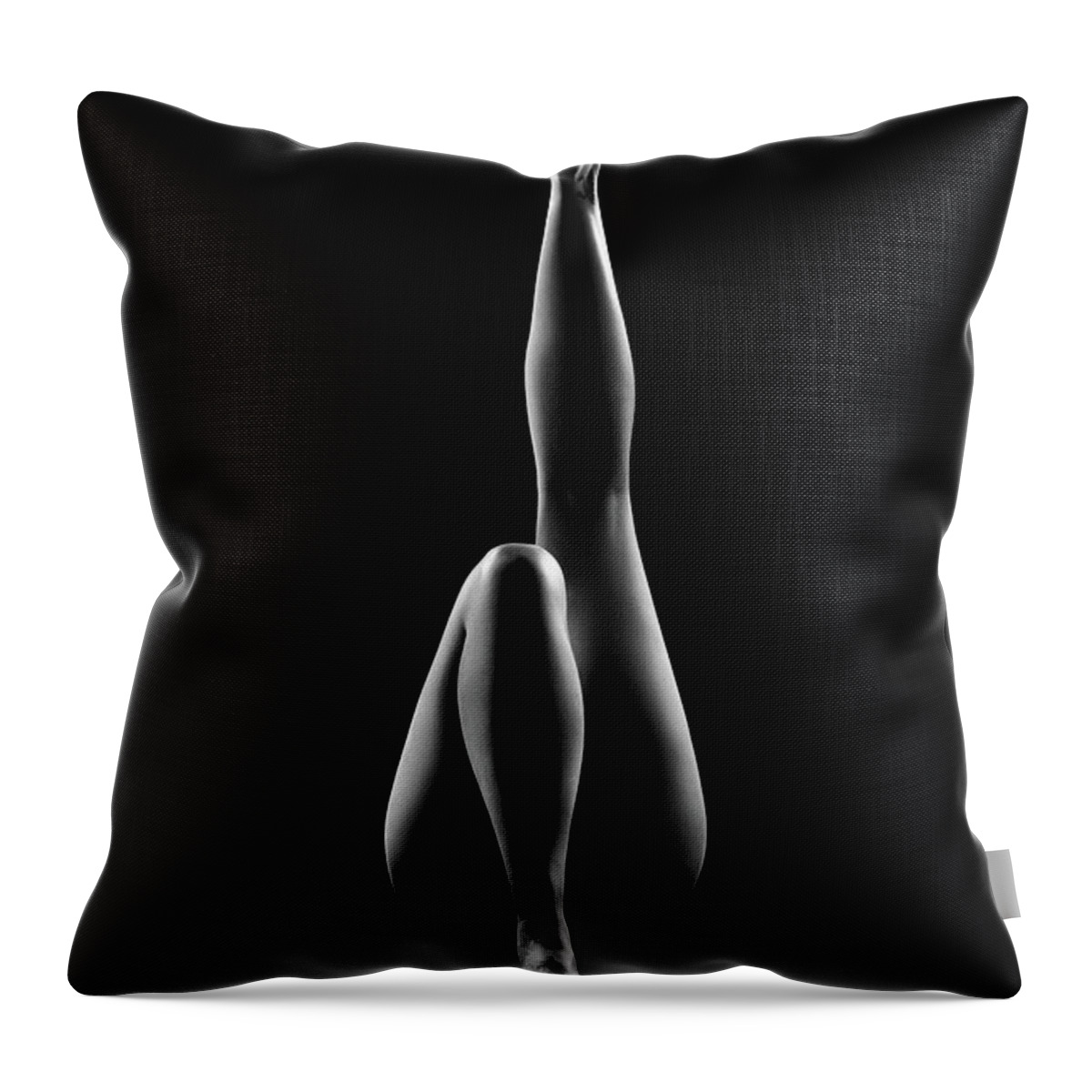 Woman Throw Pillow featuring the photograph Reflections of D'nell 7 by Johan Swanepoel