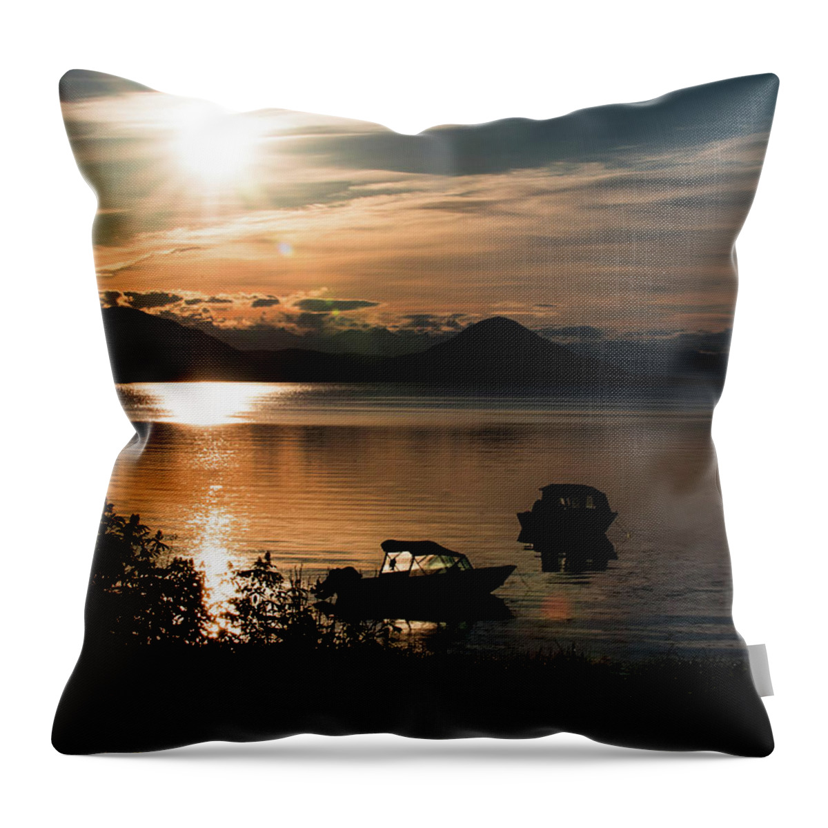 Southeast Alaska Throw Pillow featuring the photograph SE Alaska by David Kirby