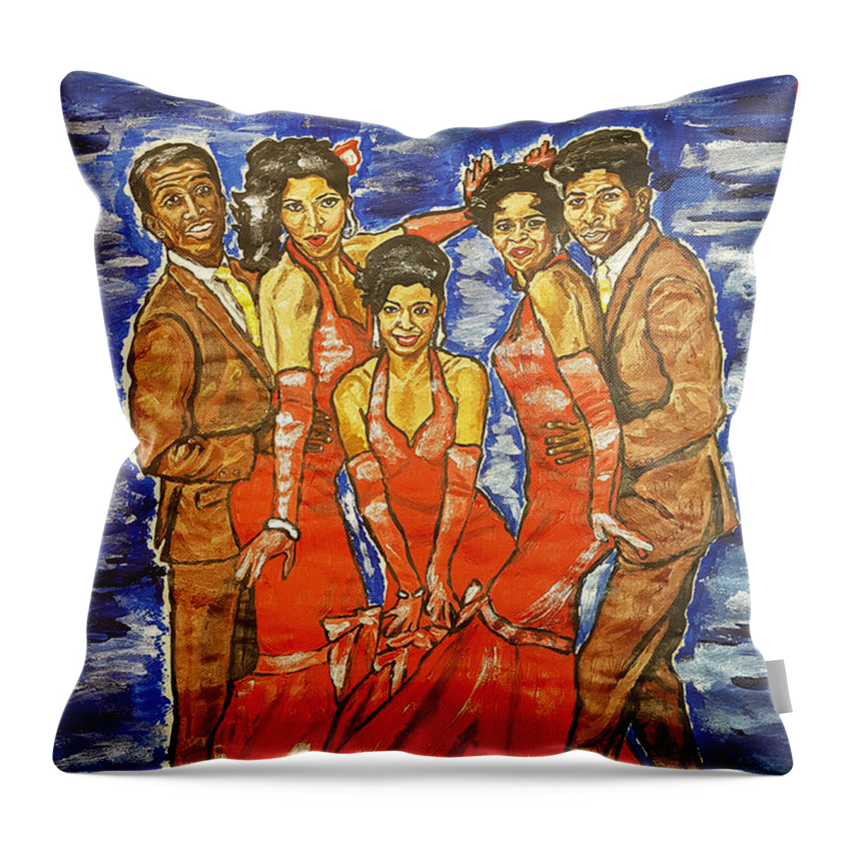 Sparkle Throw Pillow featuring the painting Sparkle by Rachel Natalie Rawlins