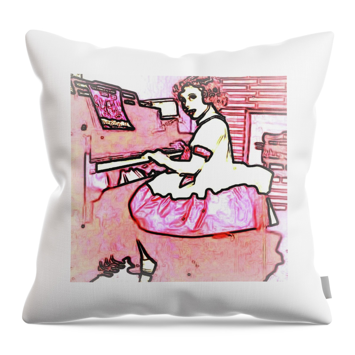Affordable Throw Pillow featuring the photograph Special Perfomance by Judy Kennedy