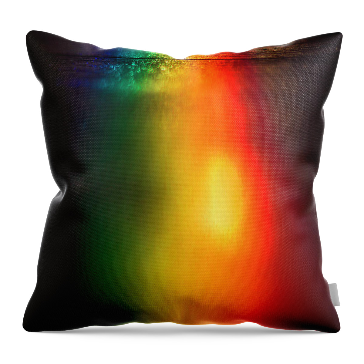 Electromagnetic Throw Pillow featuring the photograph Spectrum by Peter Hull