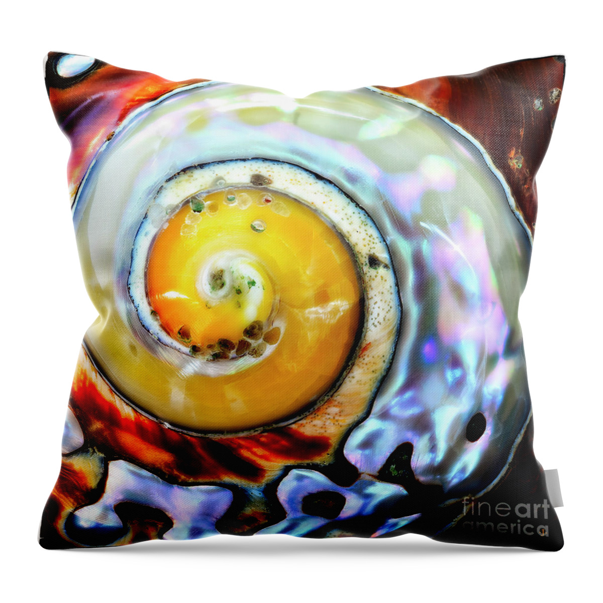 Fine Art Photography Throw Pillow featuring the photograph Spiral by John Strong
