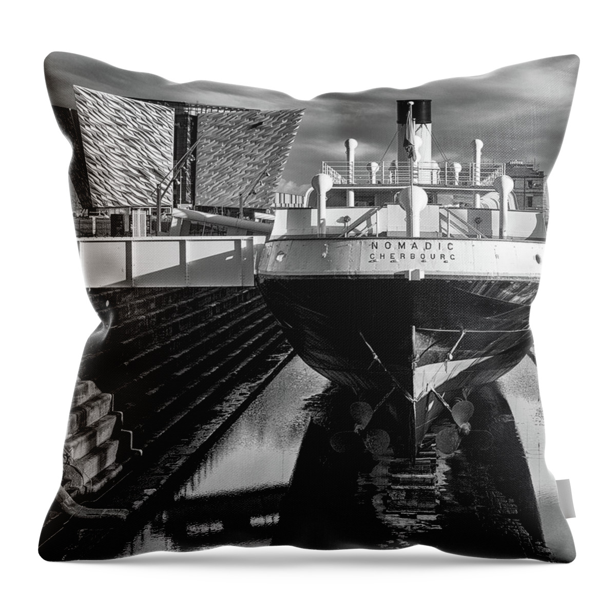 Ss Nomadic Throw Pillow featuring the photograph Nomadic 2 by Nigel R Bell
