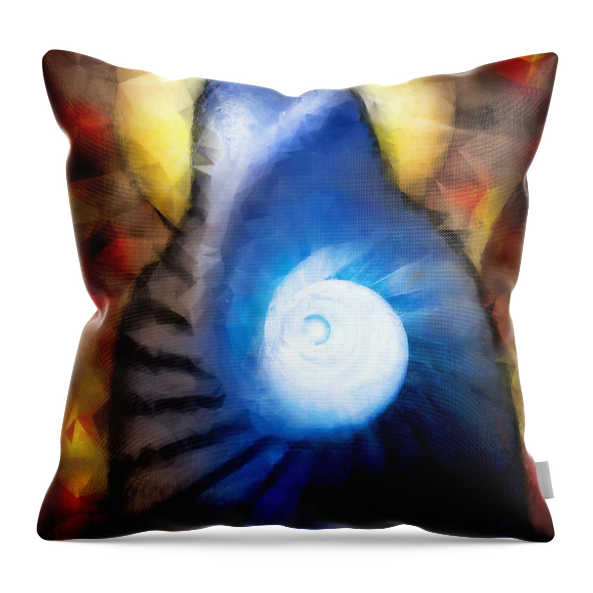 Stairway To Heaven Throw Pillow featuring the painting Stairway To Heaven by Vart Studio