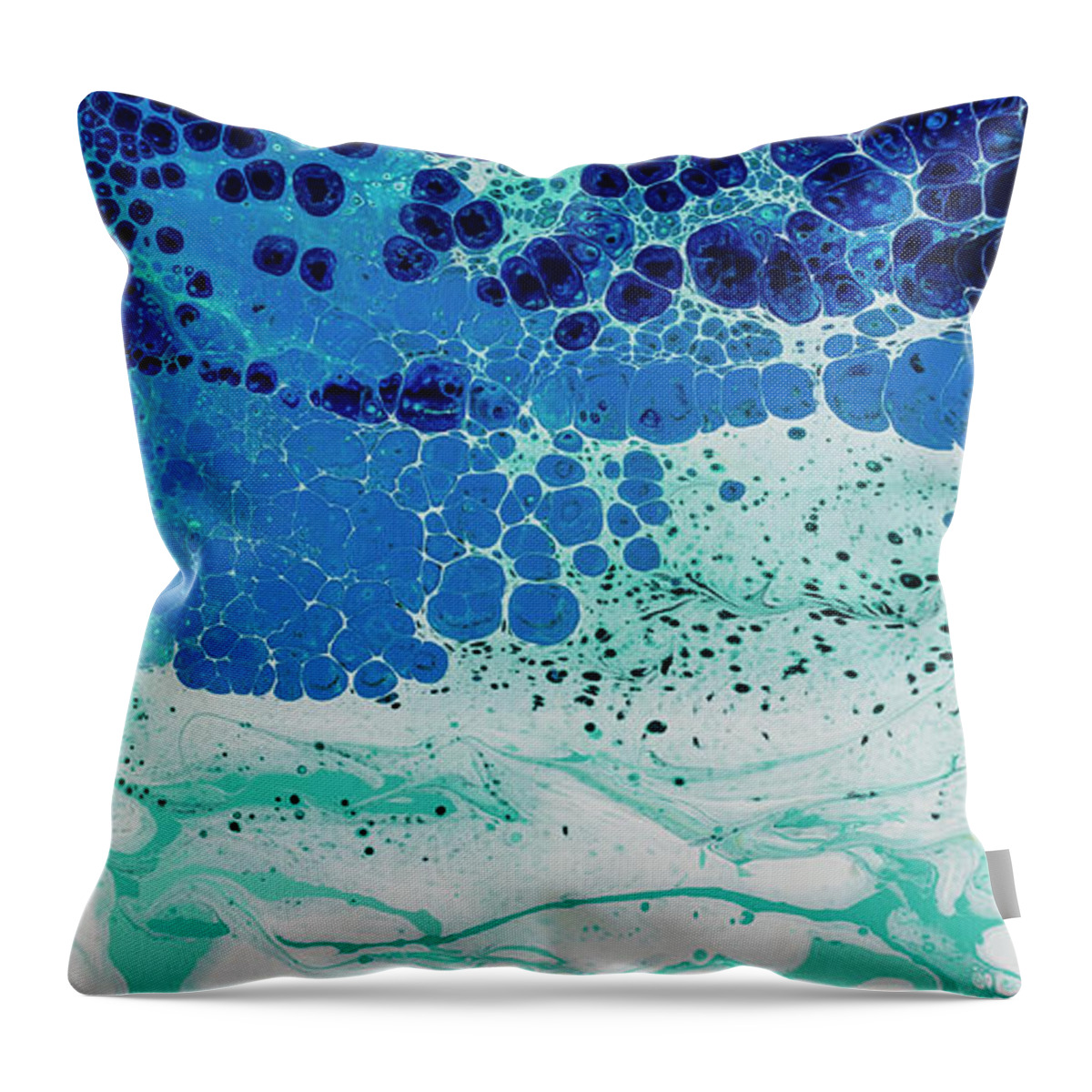 Starfish Throw Pillow featuring the painting Starfish By The Sea by Darice Machel McGuire