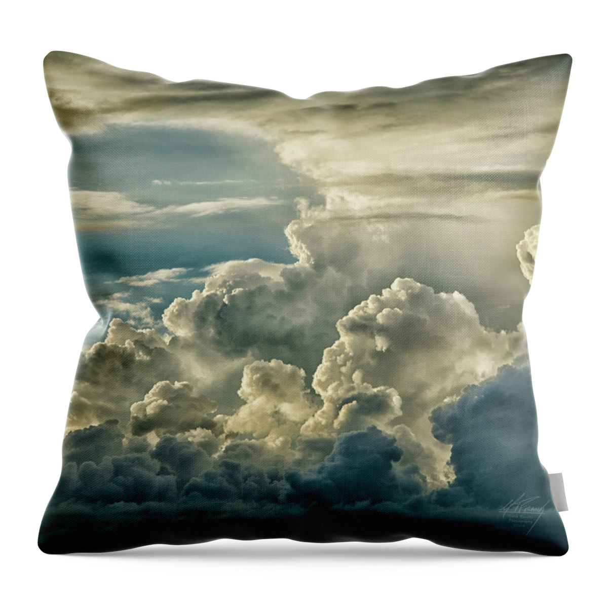 Storm Throw Pillow featuring the photograph Storm Front by Michael Frank