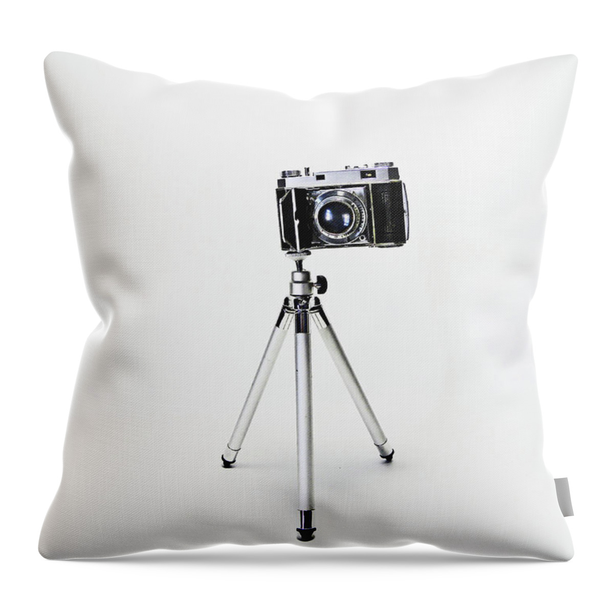 Studio Throw Pillow featuring the photograph STUDIO. KODAK Retina 2. by Lachlan Main