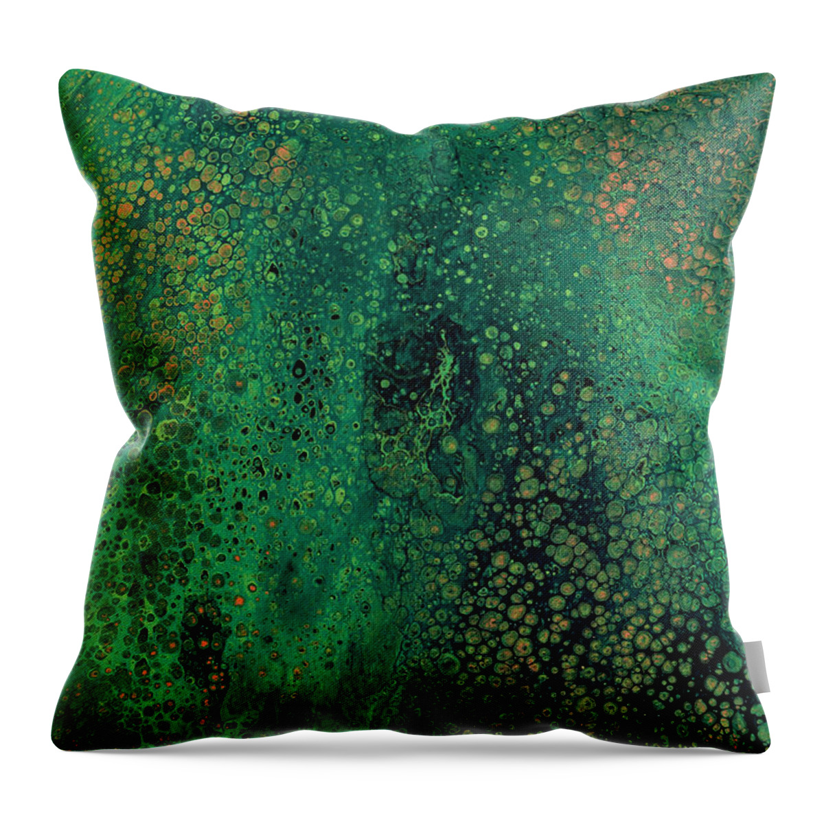 Fluid Throw Pillow featuring the photograph Surface Tension by Jennifer Walsh