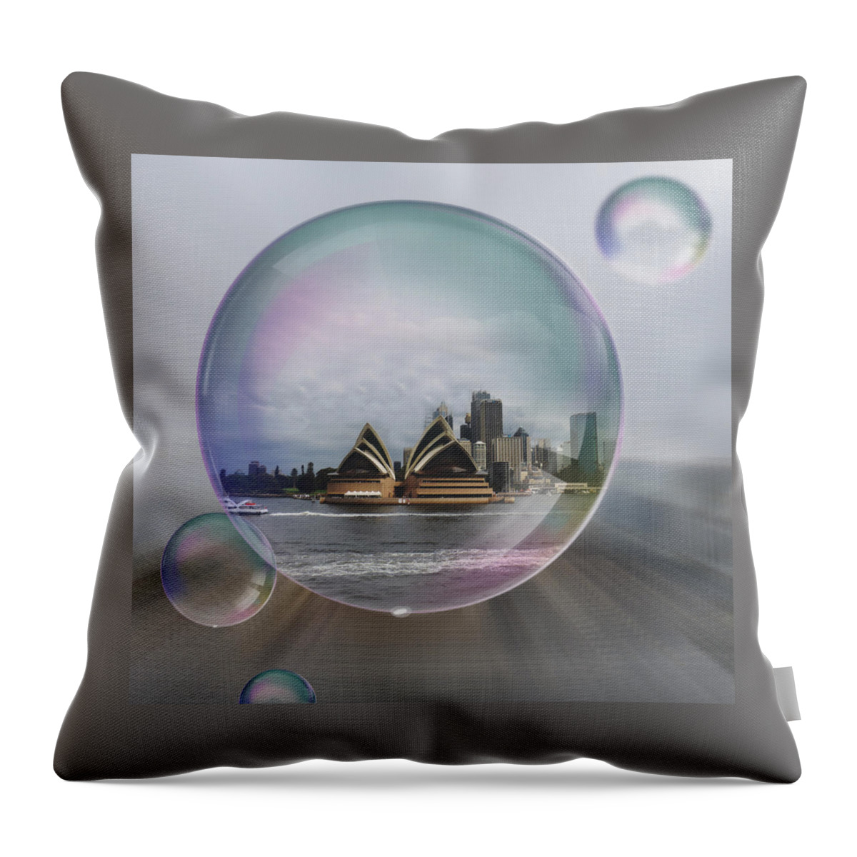 Australia Throw Pillow featuring the photograph Sydney Opera House by Richard Gehlbach