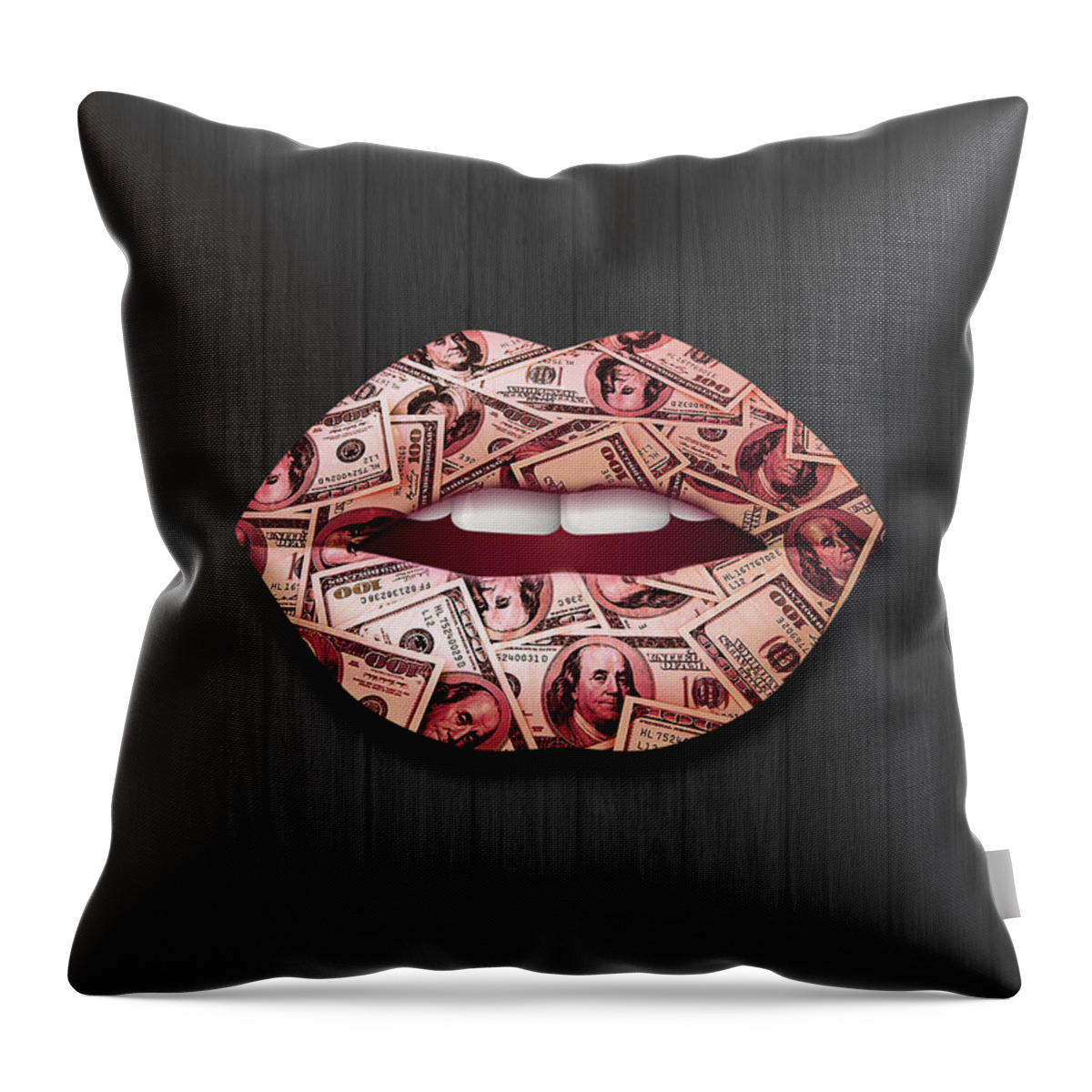  Throw Pillow featuring the digital art The Art of Persuasion by Hustlinc