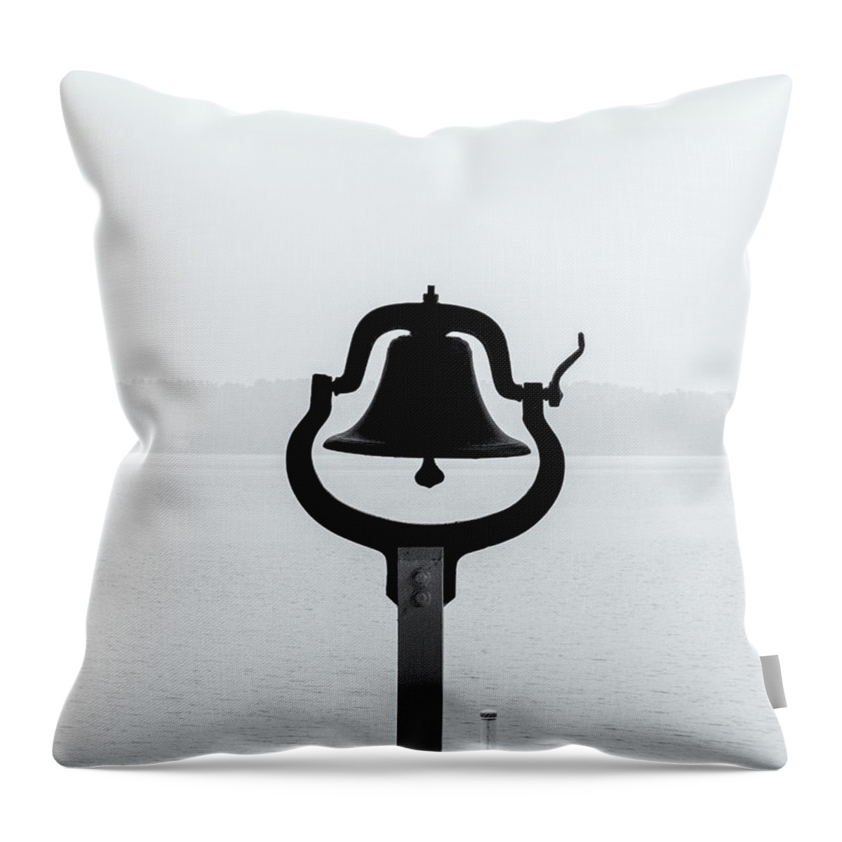 St Lawrence Seaway Throw Pillow featuring the photograph The Bell by Tom Singleton