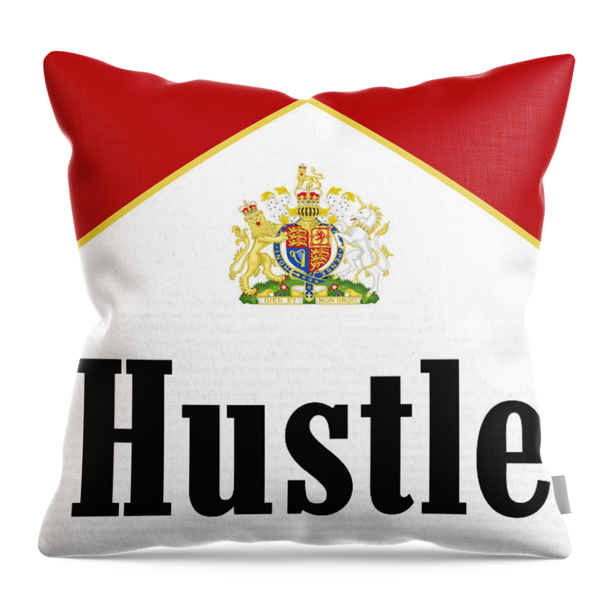  Throw Pillow featuring the digital art The Fix by Hustlinc