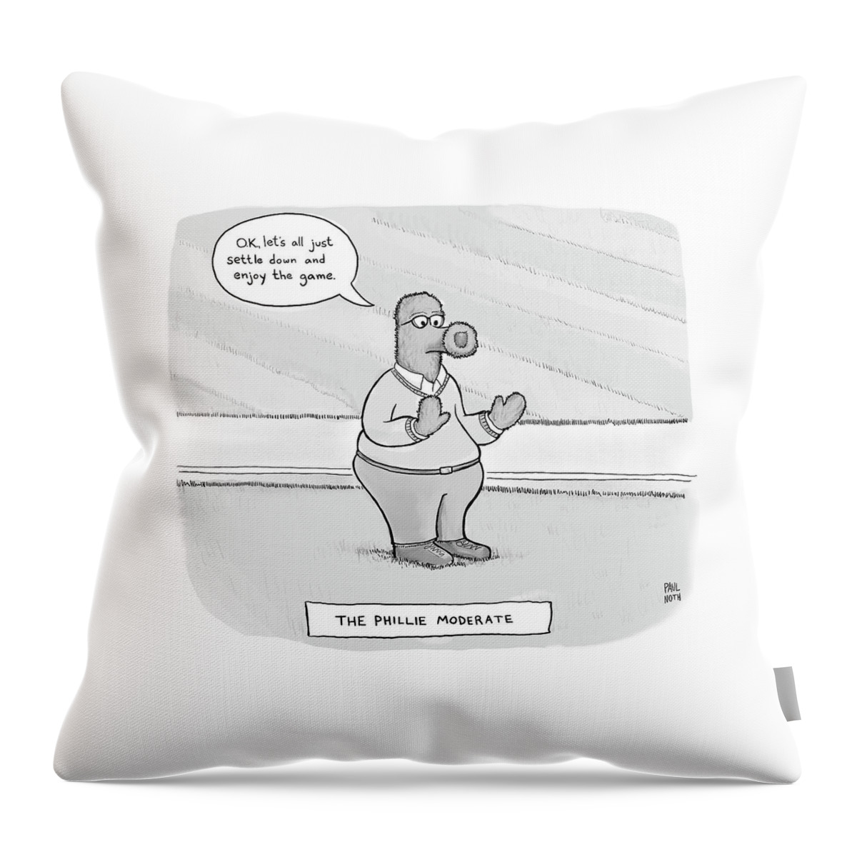 The Phillie Moderate Throw Pillow
