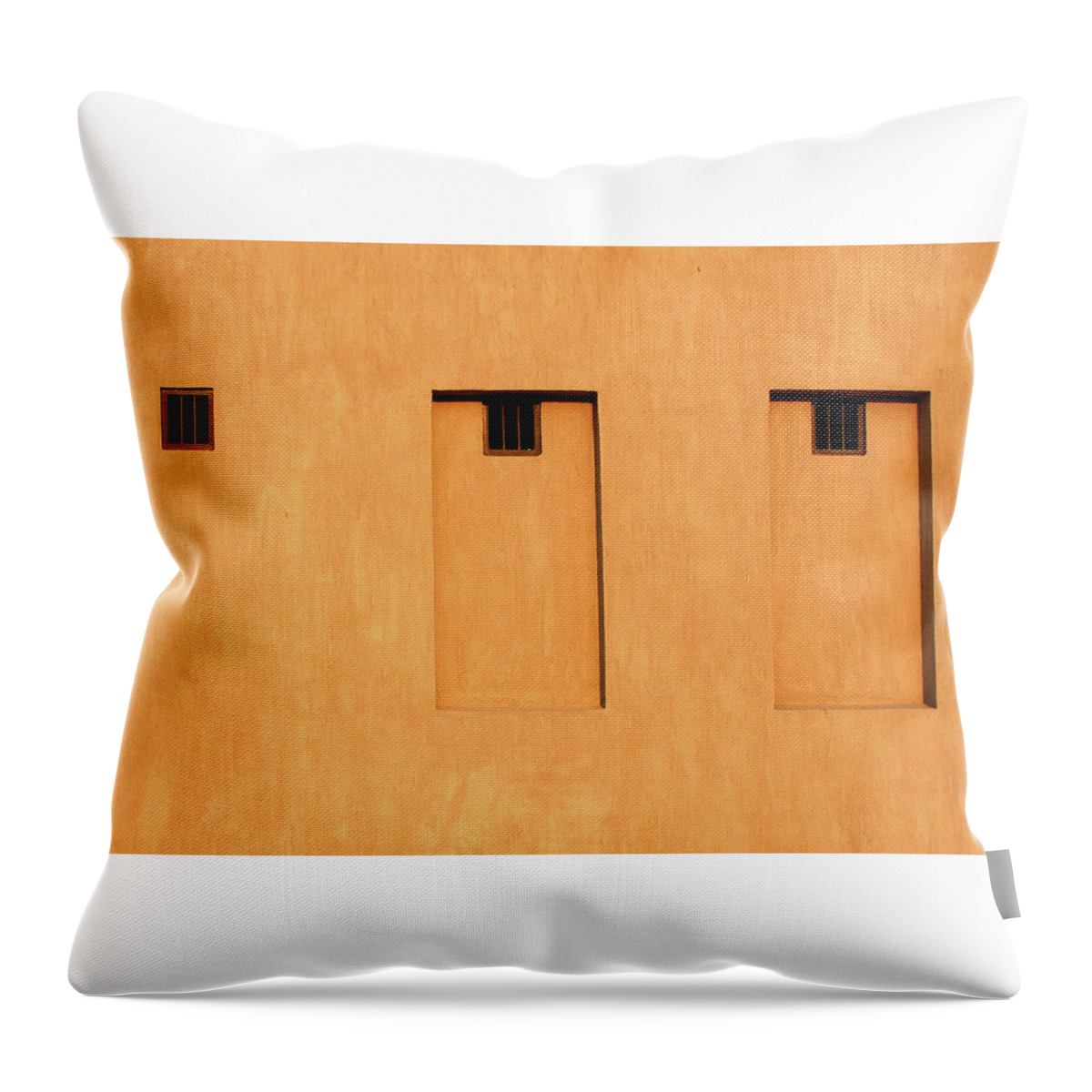 Urban Throw Pillow featuring the photograph Three into Two Doesn't Go by Stuart Allen
