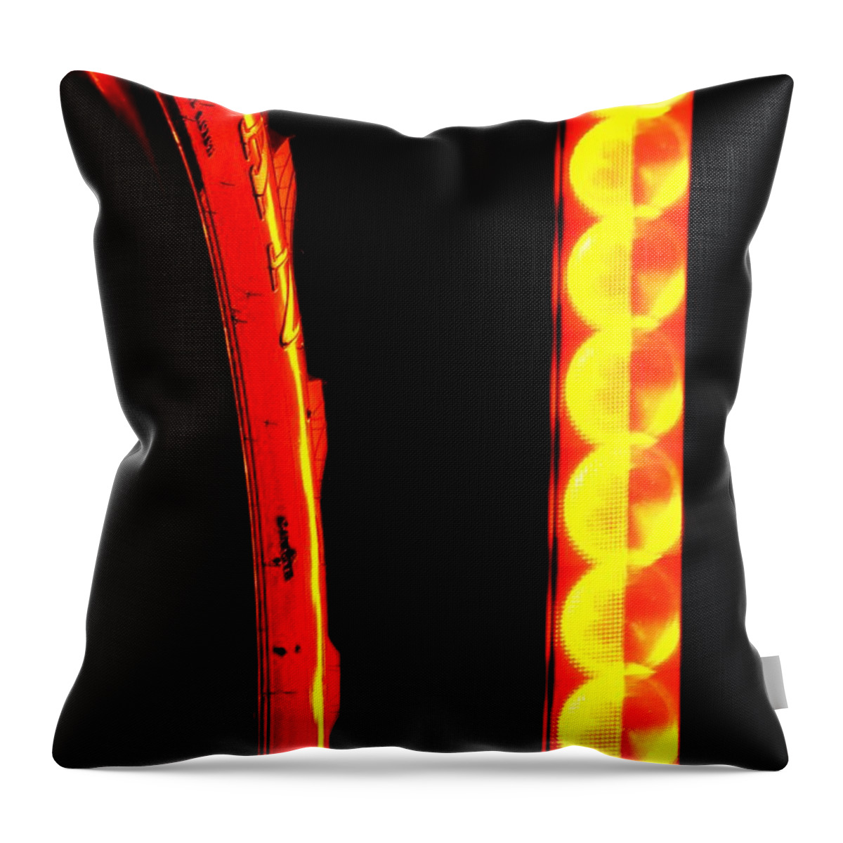 Tractor Tire Throw Pillow featuring the photograph Tractor Tire by Merle Grenz