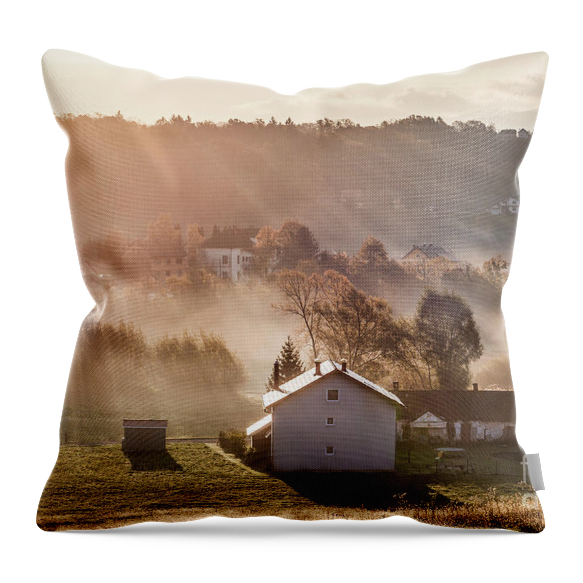 Kremsdorf Throw Pillow featuring the photograph Whispers by Evelina Kremsdorf