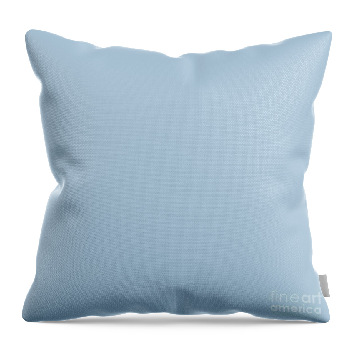 Winter Blue Solid Color For Home Decor Blankets And Pillows Throw Pillow featuring the digital art Winter Blue Solid Color for Home Decor Blankets and Pillows by Delynn Addams