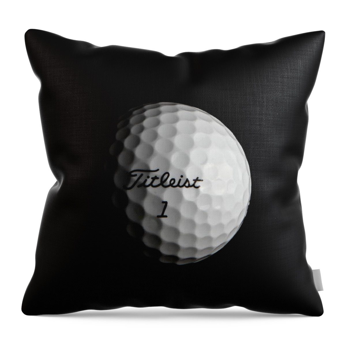 Sport Throw Pillow featuring the photograph Titleist by Lens Art Photography By Larry Trager