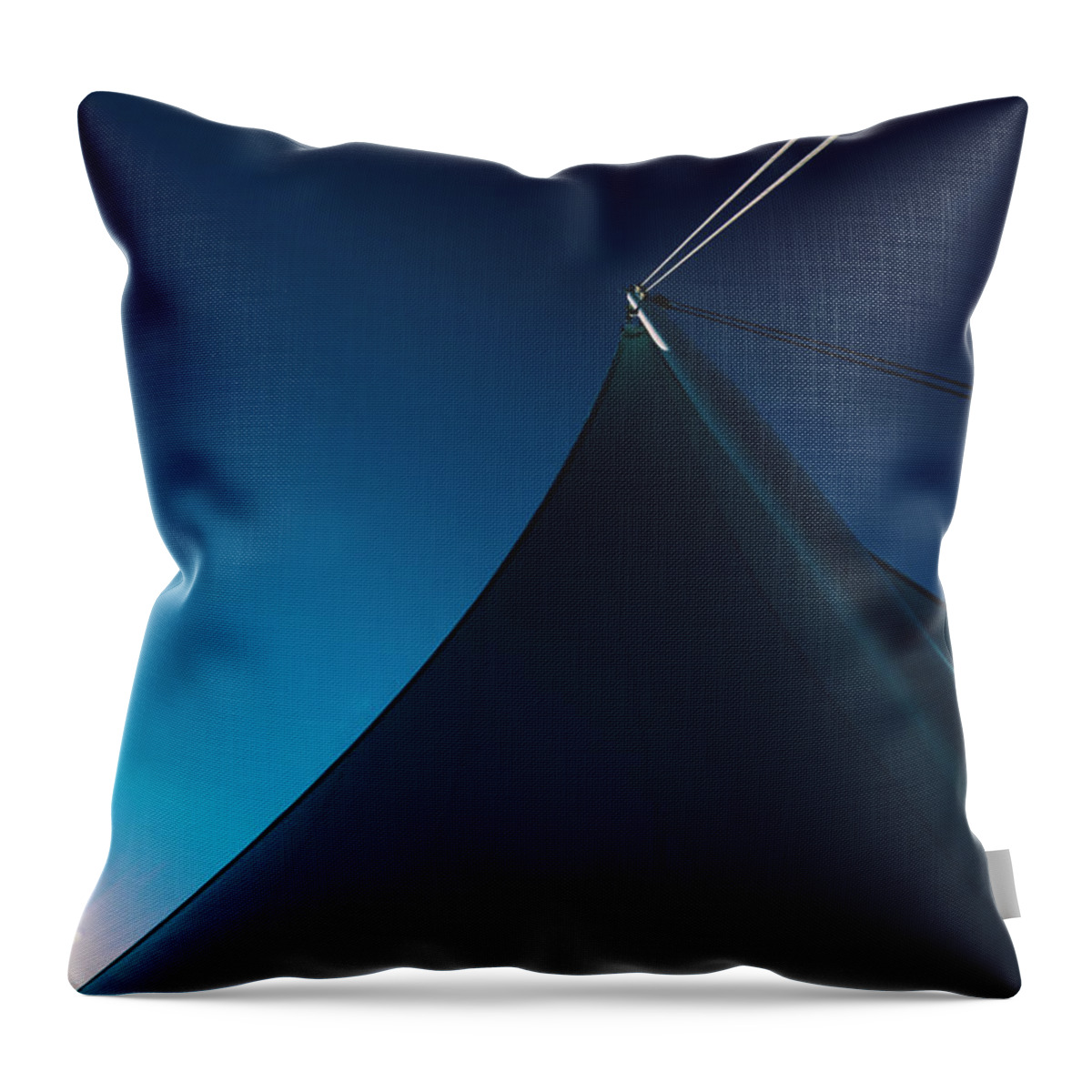 Port Of Vancouver Throw Pillow featuring the photograph 0174 Port of Vancouver Sails Canada Place by Amyn Nasser Neptune Gallery