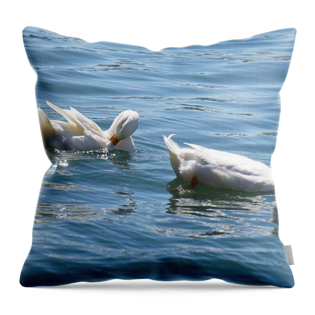  Throw Pillow featuring the photograph Beauty In The Water by Demetrai Johnson