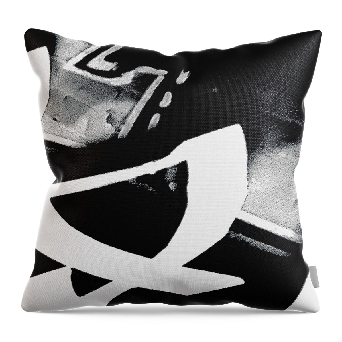  Throw Pillow featuring the photograph Black Magic by Michelle Hoffmann