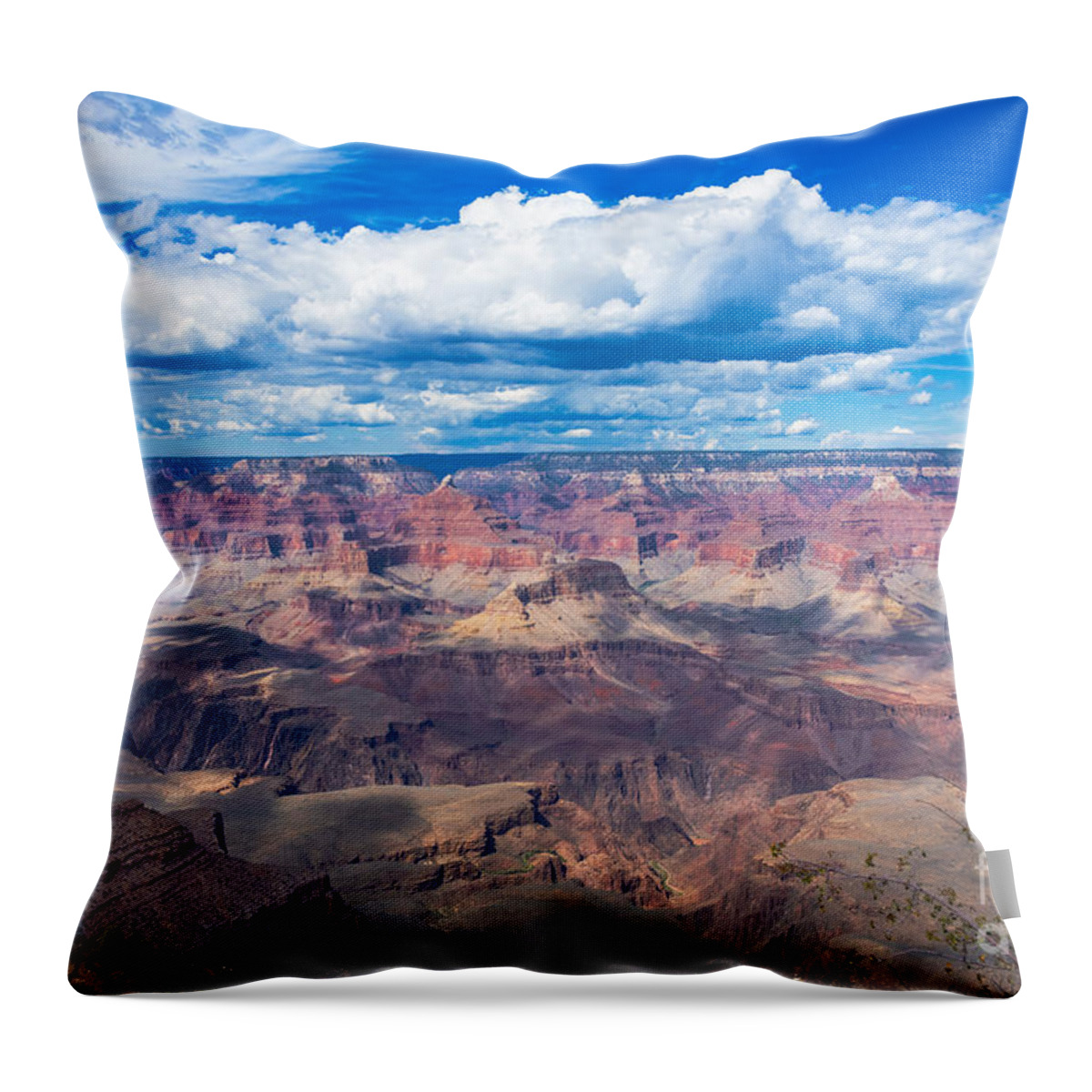 Grand Canyon Throw Pillow featuring the digital art Grand Canyon by Tammy Keyes