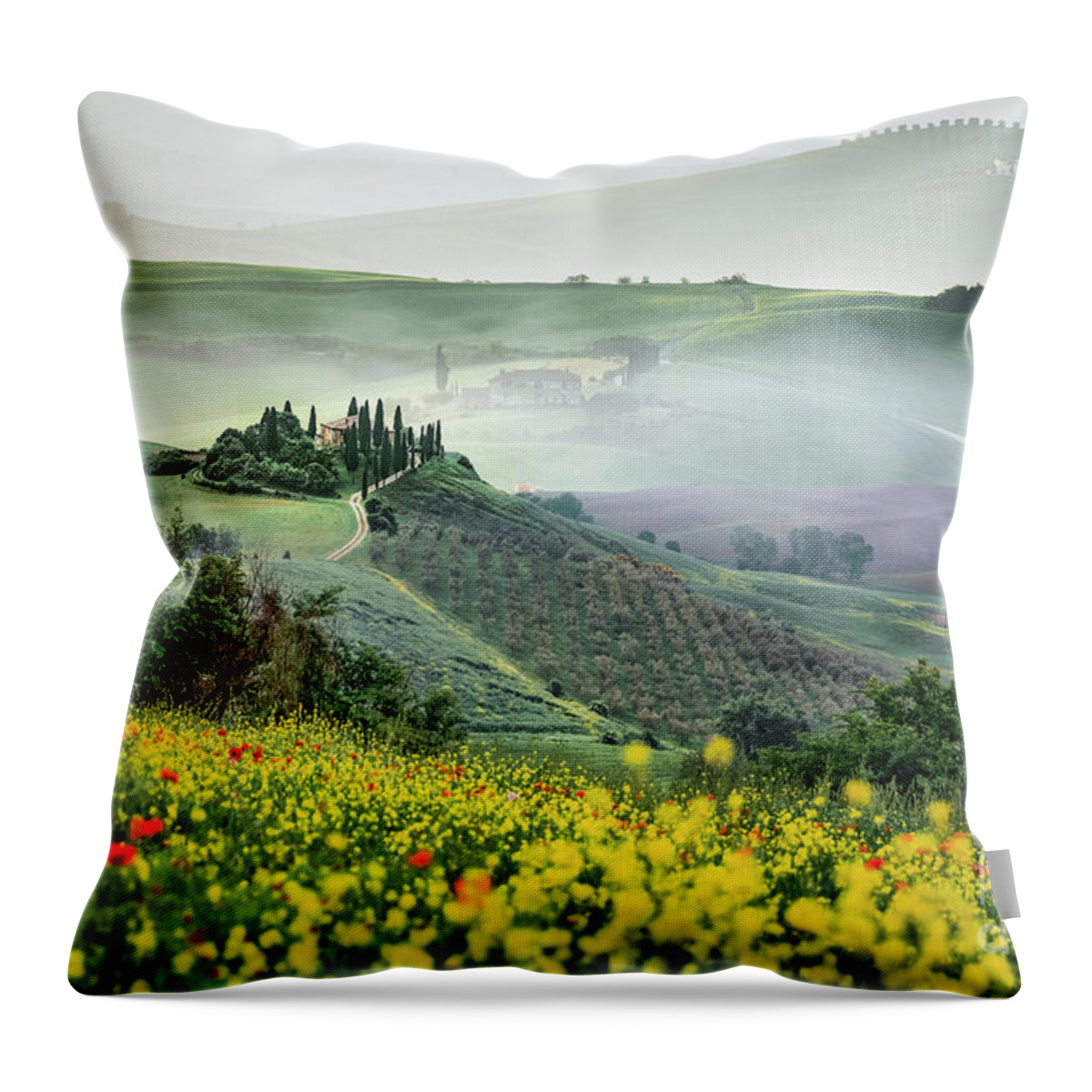 Kremsdorf Throw Pillow featuring the photograph Land Of Dreams by Evelina Kremsdorf