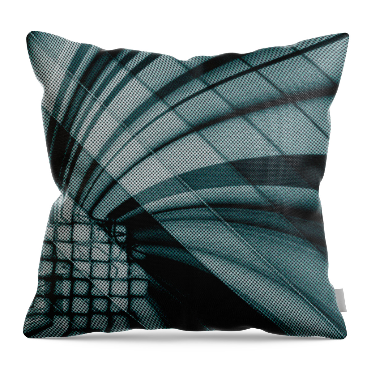 Abstract Throw Pillow featuring the digital art Pattern 32 by Marko Sabotin