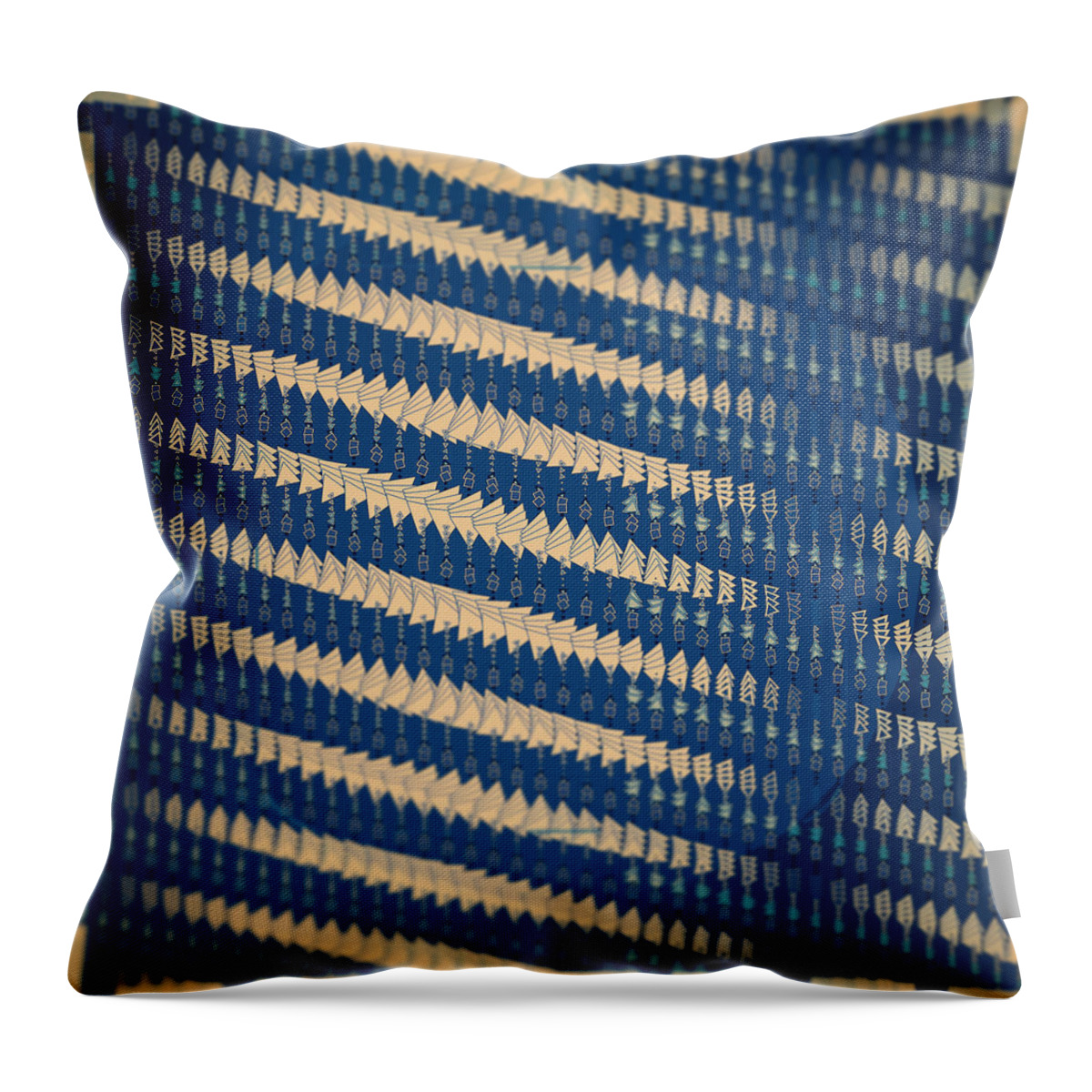 Abstract Throw Pillow featuring the digital art Pattern 37 by Marko Sabotin
