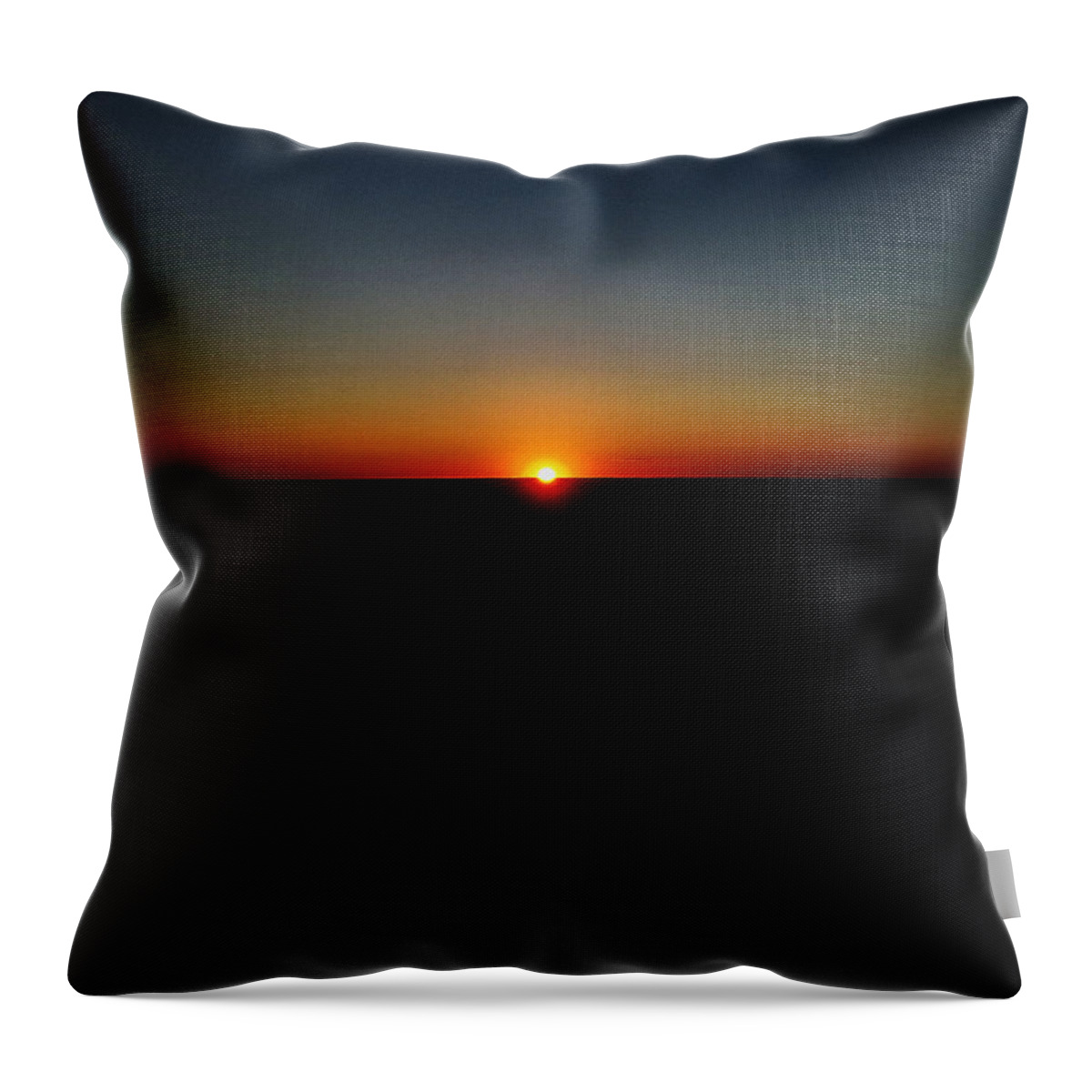  Throw Pillow featuring the photograph Sunset by Stephen Dorton