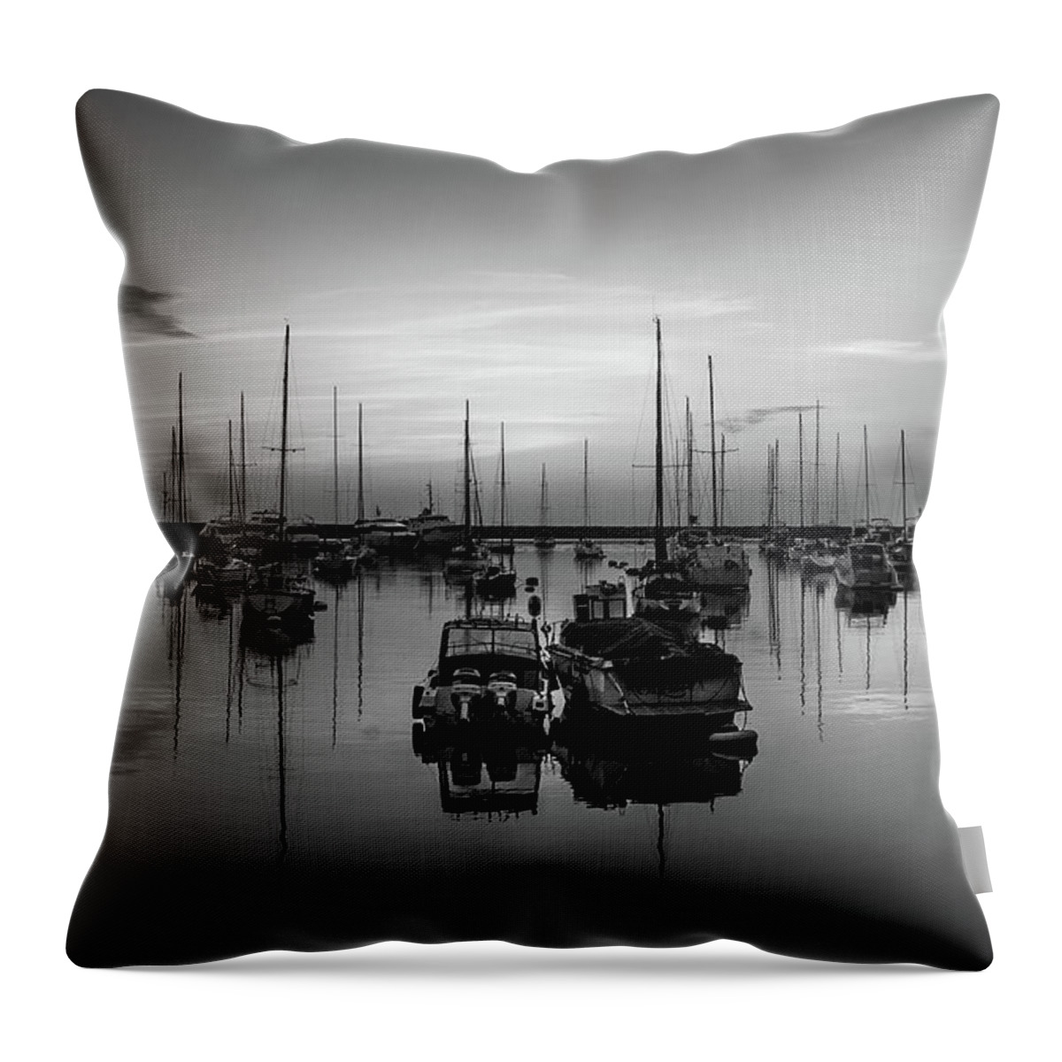 Philippines Throw Pillow featuring the photograph Sunset Trail Harbour by Arj Munoz