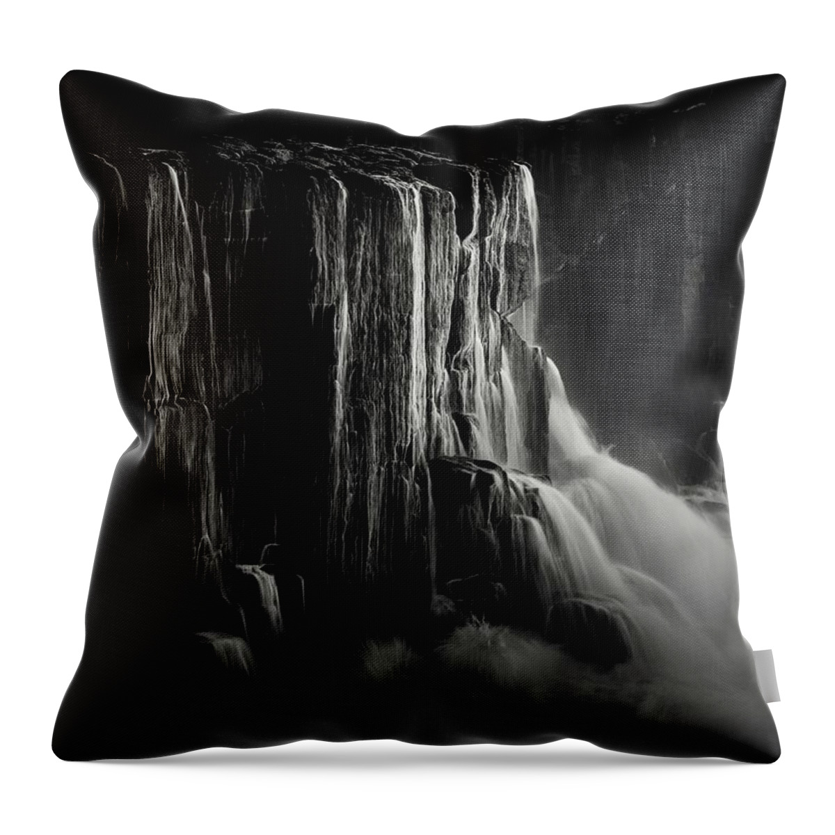 Monochrome Throw Pillow featuring the photograph Bombo by Grant Galbraith