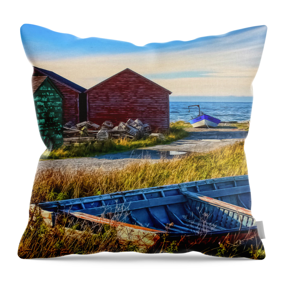 Gros Morne Throw Pillow featuring the photograph Gros Morne National Park, Canada by Tatiana Travelways