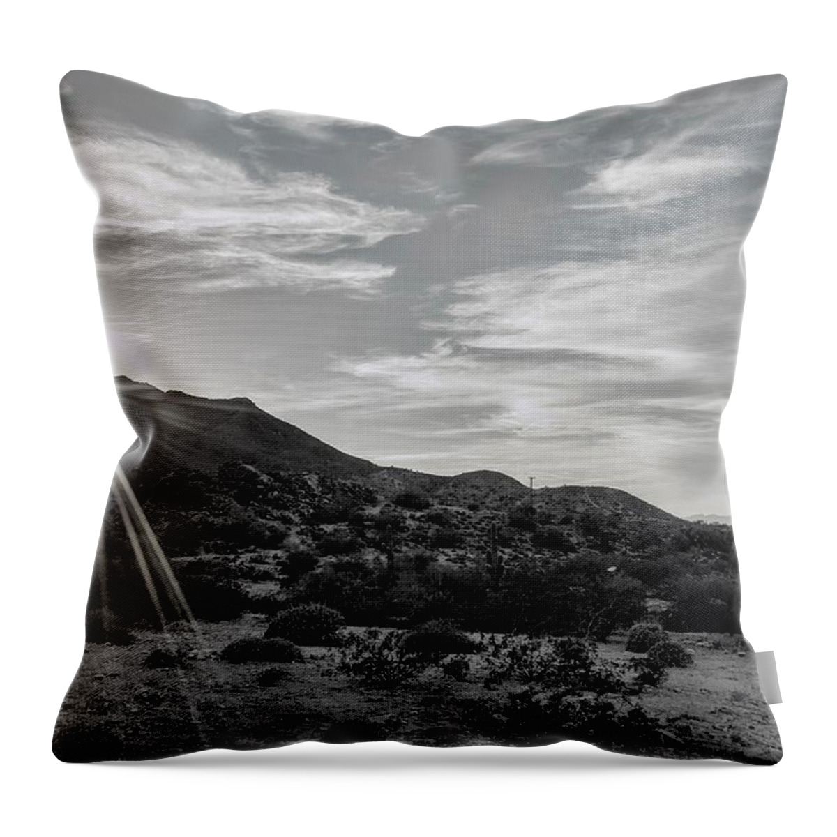  Throw Pillow featuring the photograph Phoenix Sunset by Brad Nellis