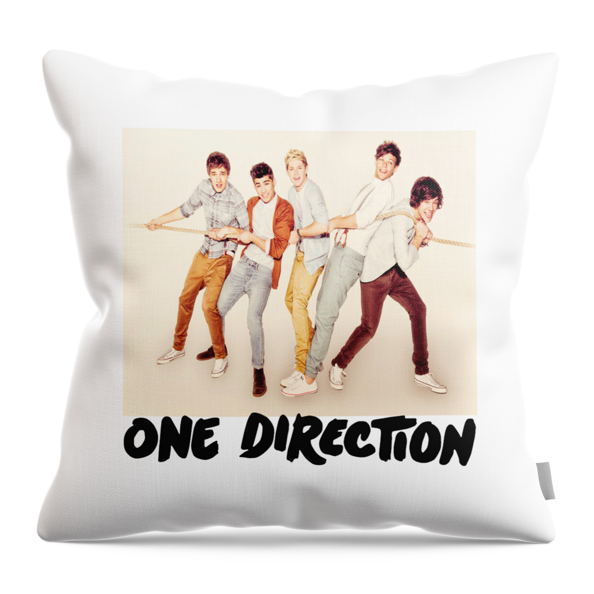 one direction sit together - One Direction - Pillow