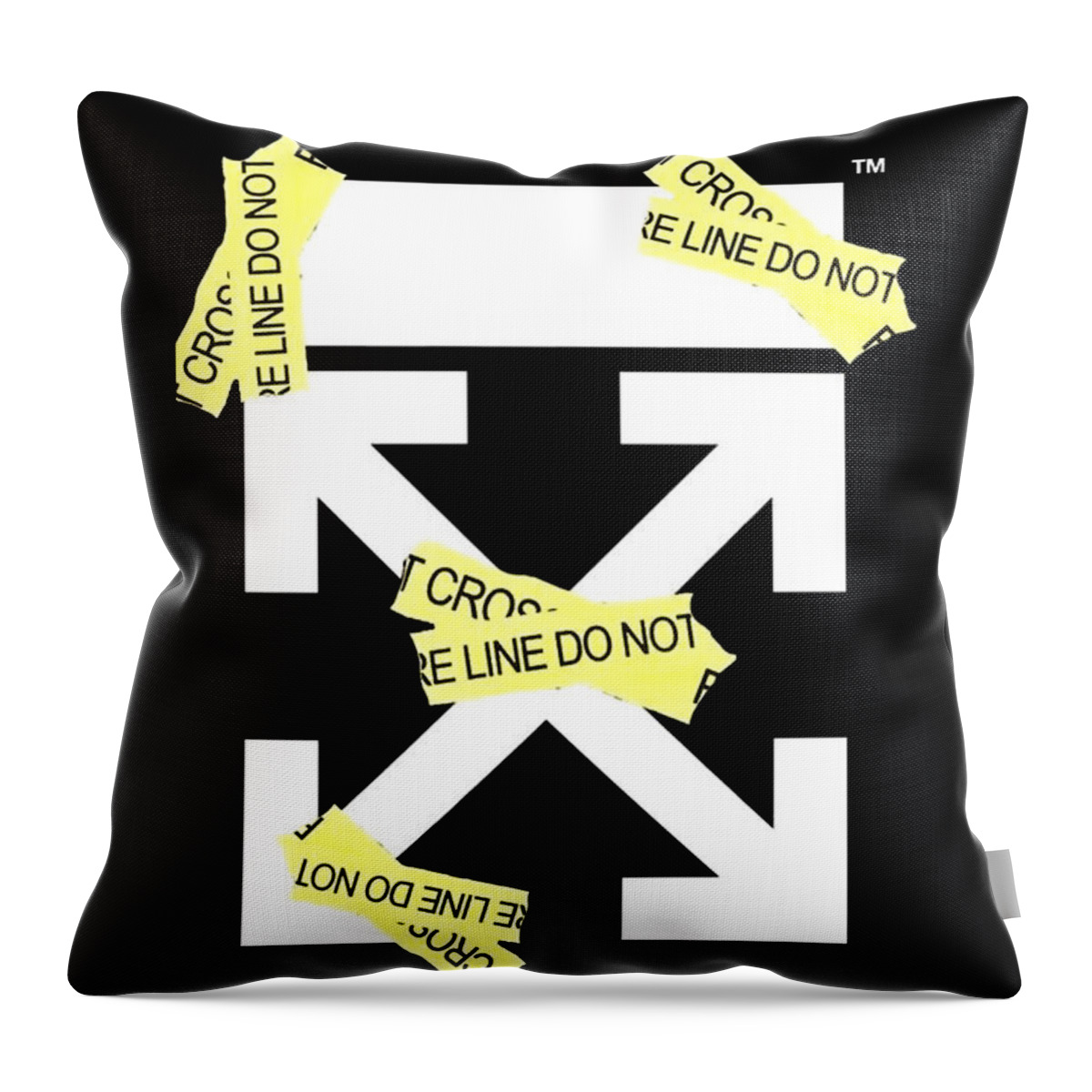Bape x Guci logo #1 Throw Pillow