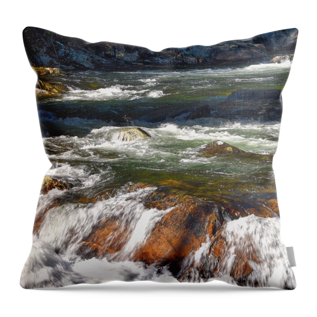 Tennessee Throw Pillow featuring the photograph The Sinks by Phil Perkins