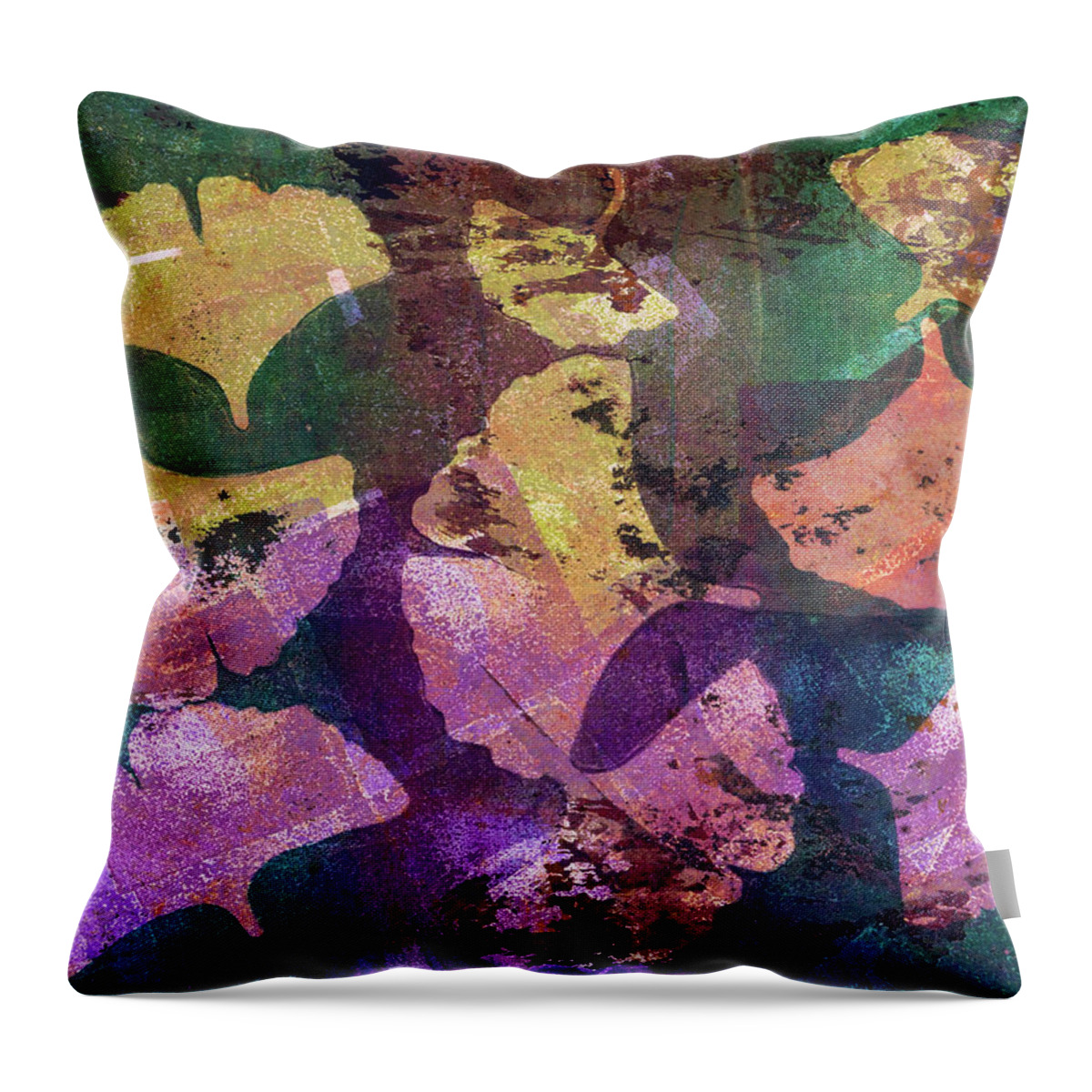 Aged Throw Pillow featuring the painting 41 by Joye Ardyn Durham