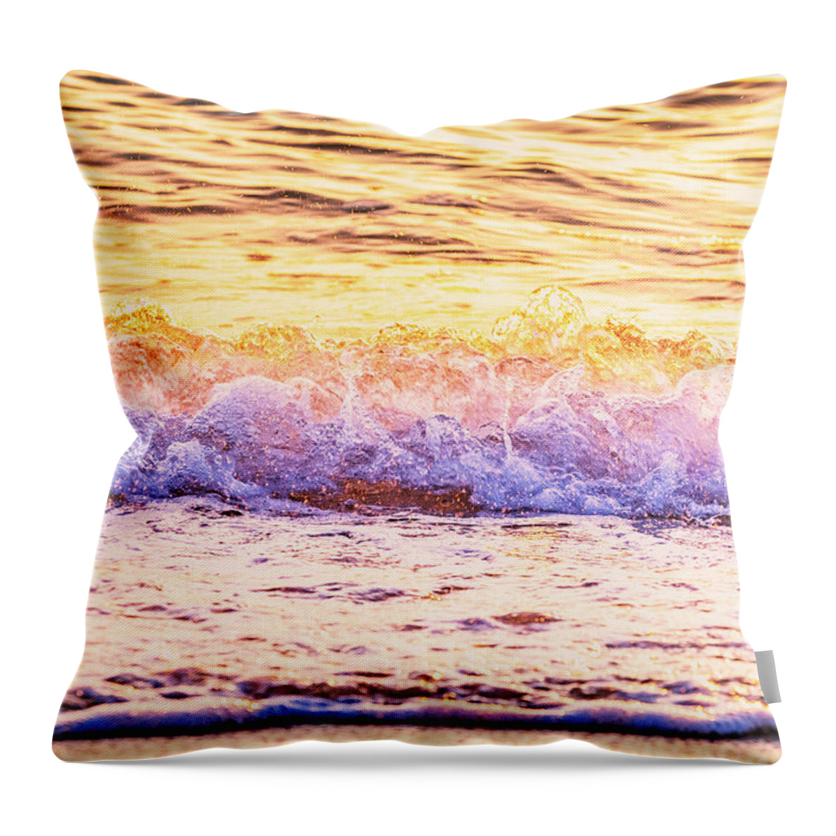 Atlantic Ocean Throw Pillow featuring the photograph 4185 Delray Beach Florida Atlantic Ocean by Amyn Nasser Neptune Gallery