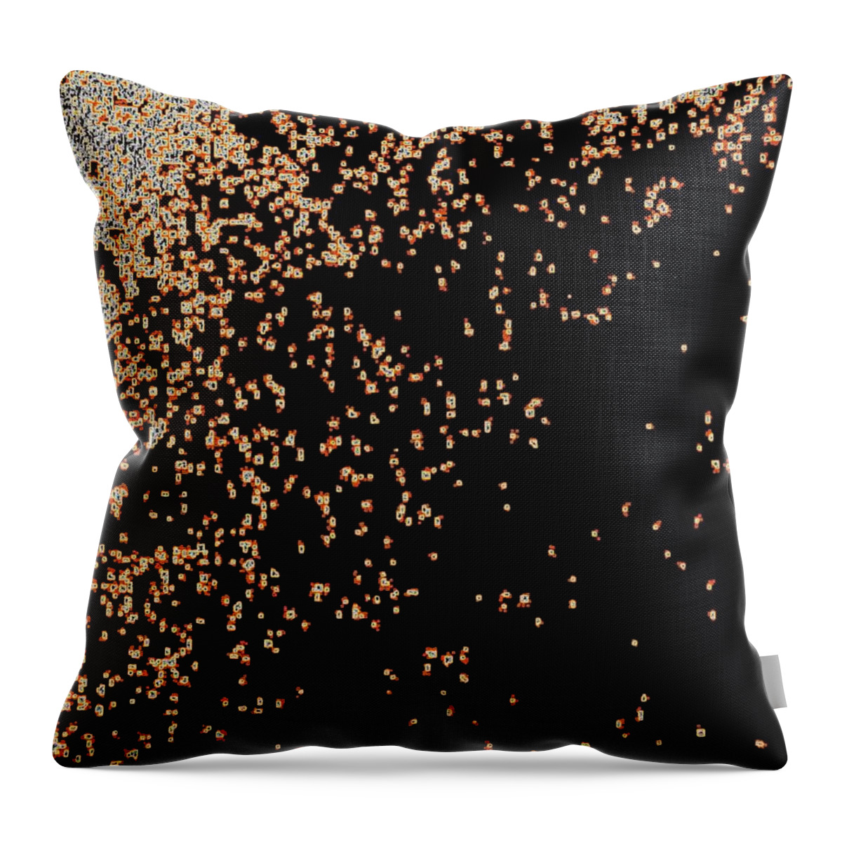 Digital Art Throw Pillow featuring the digital art A Digital Non-Event by VIVA Anderson