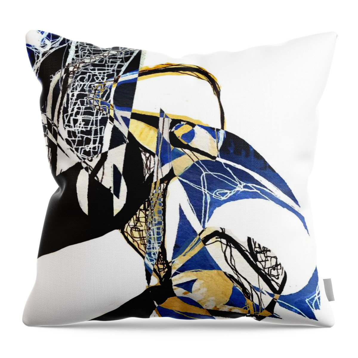 Lovers Throw Pillow featuring the digital art A Greeting of Two Lovers by Jeremiah Ray